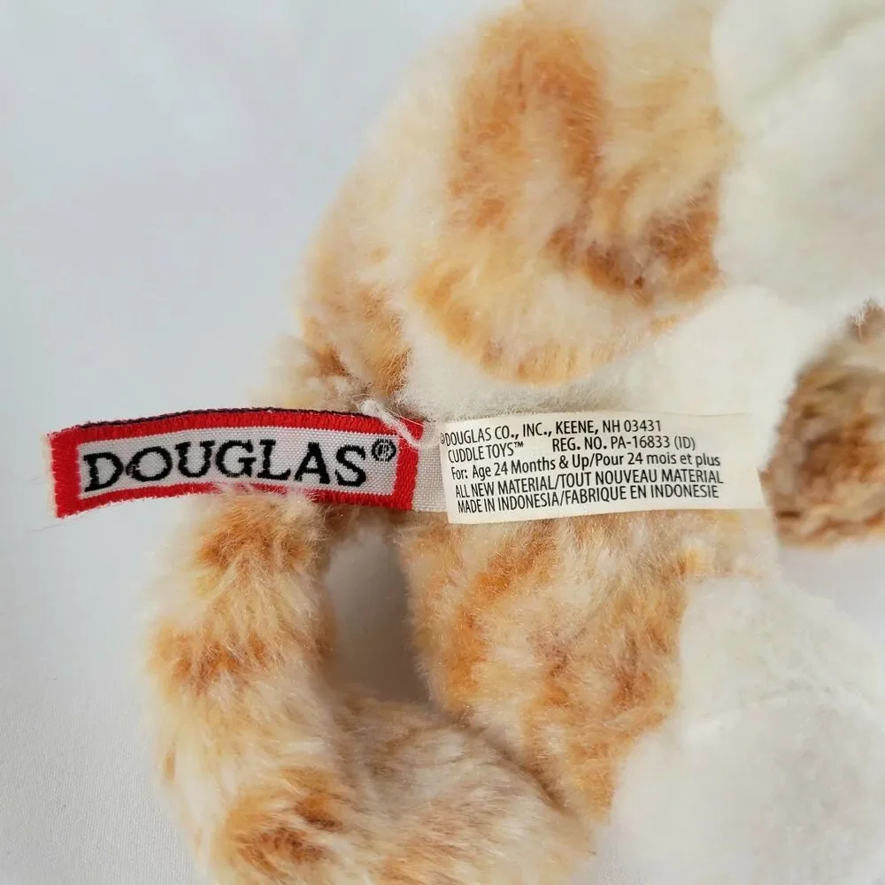 Douglas Cuddle Toys Lil Baby Orange Stripe Tabby Cat Kitten Plush Stuffed Animal